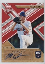 2019 Elite Extra Edition 18U National Team Signatures Red Mick Abel Auto w6l