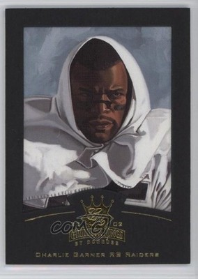 2002 Donruss Gridiron Kings Gold /100 Charlie Garner #70 05k6