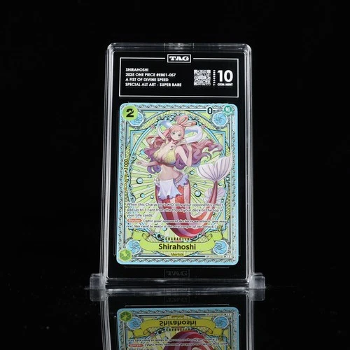 Shirahoshi SP EB01-057 OP11 A Fist of Divine Speed TAG 10 One Piece TCG English