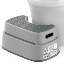 Toilet Stool Squat Adult, Bathroom Stool Heavy Duty, Anti Slip Toilet Step fo...