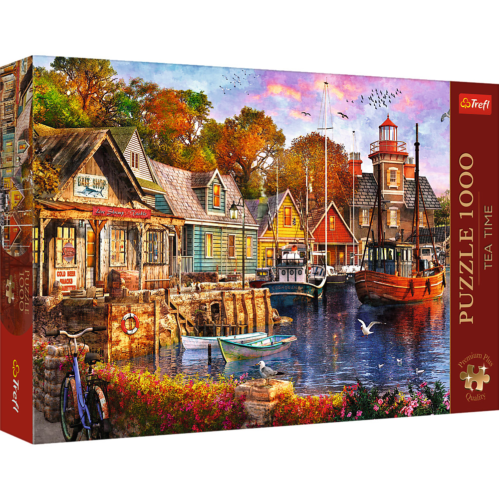 Trefl Mehrfarbig Puzzle Premium Plus 1000 - Seeseite Eckchen (1000 Teile) - Bild 9