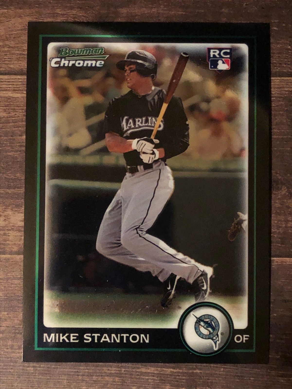 2010 Bowman Chrome Giancarlo Stanton (Mike), Rookie Card #198, Florida Marlins