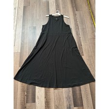 A New Day SIze XL Maxi Black Dress with Pockets NWT