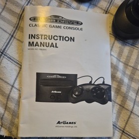 AT Games Sega Mega Drive Classic Mini Games Console with 2 Wired Controllers