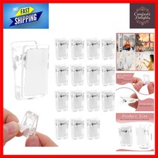 Strong Self Adhesive Wall Hanging Clips for Tapestries Posters, 15 Pcs