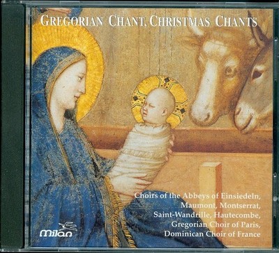 Gregorian Chant, Christmas Chants (CD, 1994, Milan) Complete/Tested - Very Good+