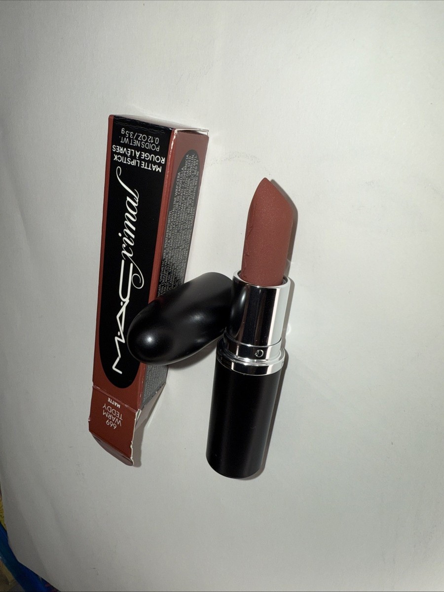 MAC Lipstick Matte Warm Teddy #669 Full Size NIB MACximal