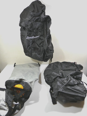 Lot of 3 outdoors items: sea to summit compression dry bag ,Eddie Bauer cover