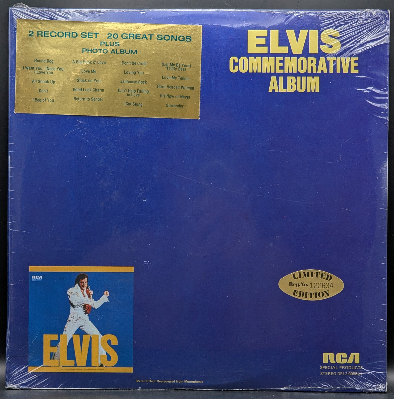 SEALED, Elvis Presley – Commemorative Album, Gold, Numbered Edition, US, 1978