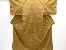 7790634: JAPANESE KIMONO / UNUSED / SILK / TSUMUGI / WOVEN MESH