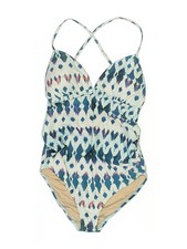 A Pea in the Pod Women Ivory One Piece Swimsuit XS Maternity