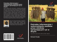 Richard Tondo | Potrzeby Informacyjne I Wykorzystanie ZasobóW Przez RolnikóW...
