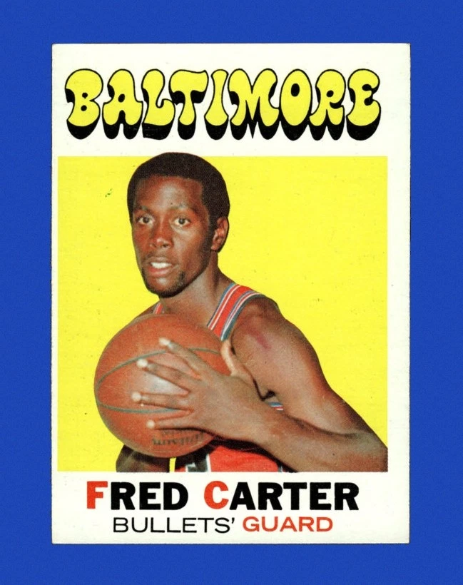 1971-72 Topps Set-Break # 14 Fred Carter EX-EXMINT *GMCARDS*