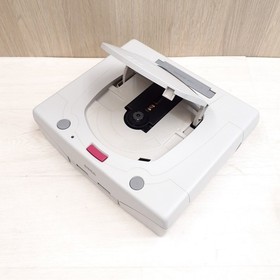 Sega Saturn Console White Japanese with controlller & cables tested EXCELLENT!