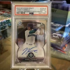 2023 Bowman Draft 1st JONNY FARMELO Chrome Prospect Auto PSA 10 - Mariners