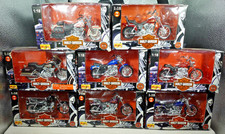 Maisto Lot of 8 Harley-Davidson Motorcycles 1/18 #2