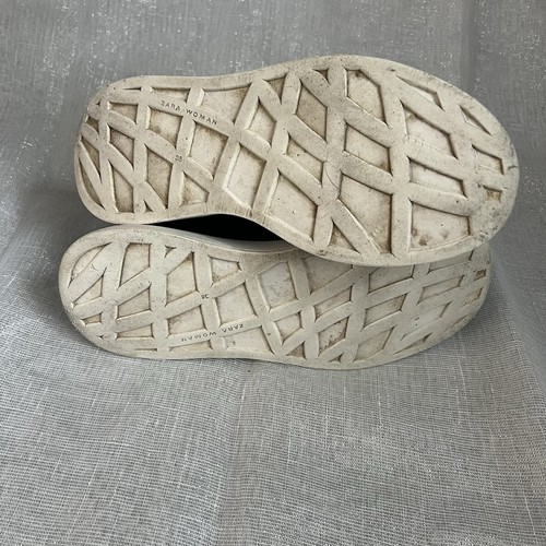 Zara Floral High Top Sock Boot Trainers Knit Black Beads Comfort Size 5UK /38EU - Bild 12 von 16