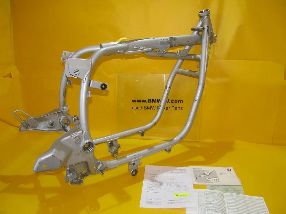 BMW R100R R100 Rahmen Hauptrahmen mit Brief 1993 motorcycle main frame  - Bild 1 von 1
