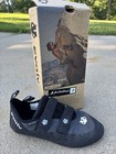 Evolv Defy Mens Size 12.5 46.5 USA Made Gray Black Two Strap Rock Climbing Shoes — photo 1