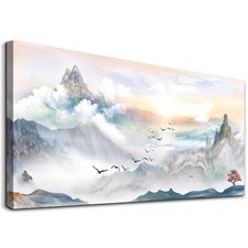 Canvas Wall Art For Living Room Large Size Wall Decoration For Bedroom Mounta...