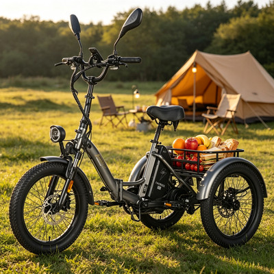 21AH Fafrees F20 Mate Falten Elektro Dreirad E-Bike 3 Rädern E-Fahrrad Tricycle