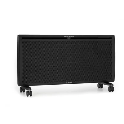 KLARSTEIN Calentador convector 2 en 1 con infrarrojos 2000 W calentador eléctrico calentador negro