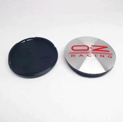 4 Pcs OZ Racing Style 55mm/52mm Ultraleggera M582 Crono SILVER Wheel Center Caps