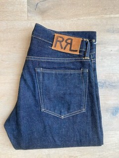 Double RL RRL SLIM BOOT CUT ONE WASH USA (Japan Selvedge ) not LVC Iron Heart