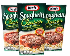 Kraft Spaghetti Classics Tangy Italian 8 oz 3 Pack