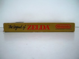 K24i00072 LEGEND OF ZELDA CON SCATOLA E MANUALE NO MAPPA 1987 NES NINTENDO ORIGINALE