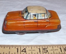 TECHNOFIX MERCEDES BENZ CAR TIN WIND UP PART WORKS 1950s W. GERMANY