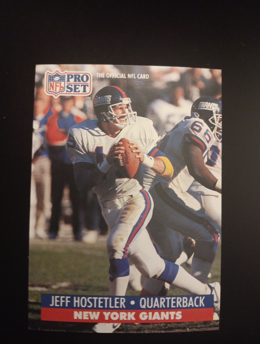 1991 Pro Set #63 Jeff Hostetler Giants