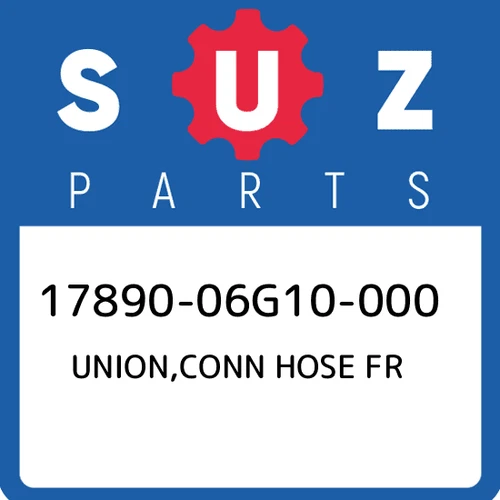 UNION, CONNECTOR HOSE FRONT | MODEL K2/K3