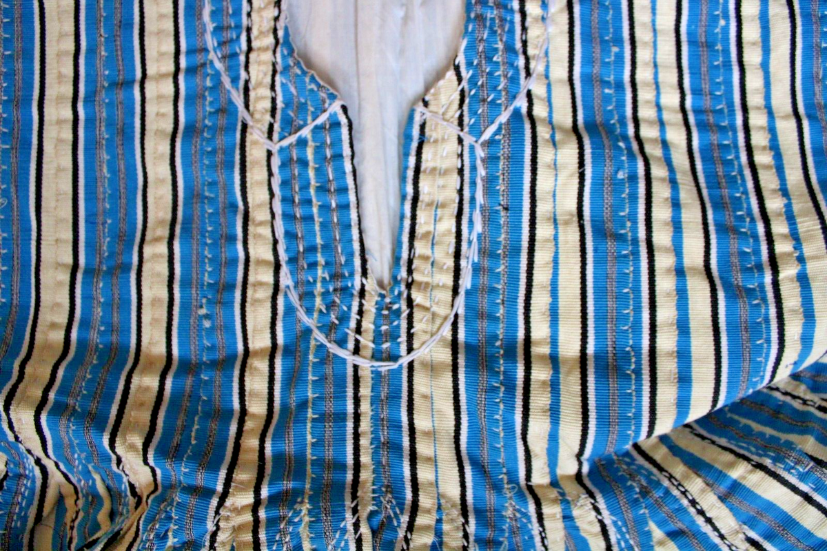 Authentic Hand Stitched Northern Ghana Batakari/ Fugu smock | eBay