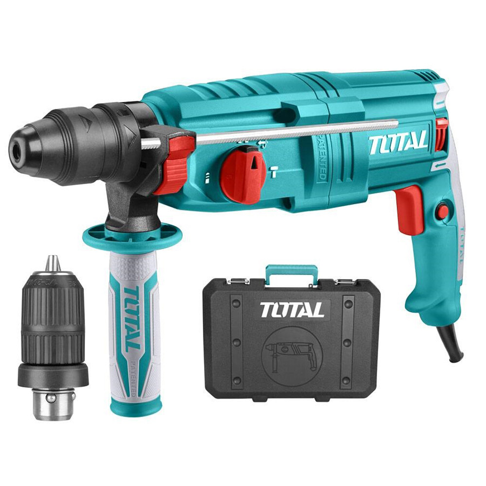 Offerta Martello Tassellatore TOTAL 800W SDS-Plus | Trapano Perforatore 26mm