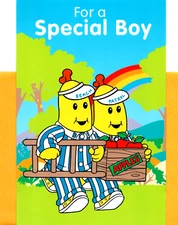 Vintage 1997 Happy Birthday Special Boy Bananas B1 B2 in Pyjamas Greeting Card