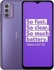 NOKIA G42 5G 128GB MOBILE Purple-6GB RAM Android Smartphone unlocked******(H)