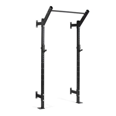 Titan Fitness T-3 Series 82 in. Tall 12 in. Deep Wall Mount Space Saving Rack
