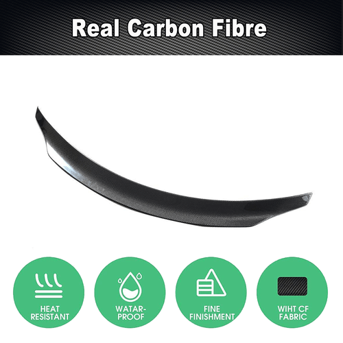 For Benz C238 E400 E450 Coupe 2017-2019 REAL CARBON Rear Trunk Spoiler Boot Wing - Picture 7 of 13