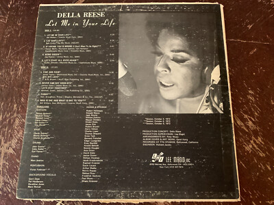 英LP Della Reese Let Me In Your Life 両面1 英LP Della Reese Let