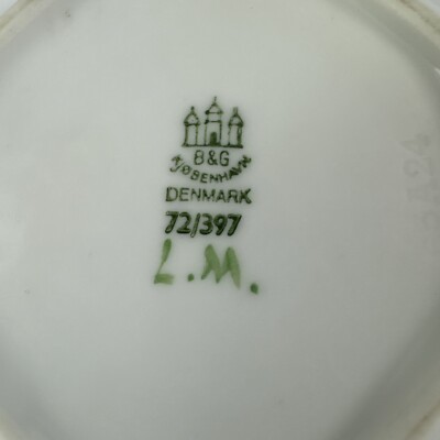 Bing & Grondahl Denmark Octagonal Trinket Dish Wisteria 72/397 | eBay