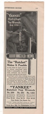 NORTH BROS. MFG. CO. YANKEE RATCHET TAP WRENCH NO. 250 251 SHOP MECHANIC TOOL .6
