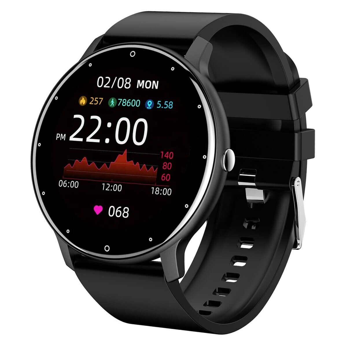 Smart Watch Blood Pressure Heart Rate Monitor Fitness Tracker For Ios Android