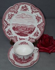 Johnson Bros Old Britain Castles rot Kaffeegedeck 3-tlg.  H 594