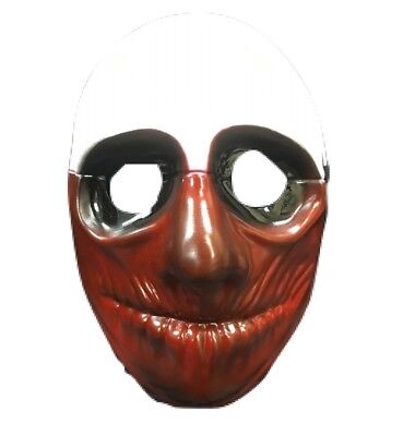 UK FULL SET OF PAYDAY 2 THE HEIST MASKS FANCY DRESS UP HALLOWEEN COSTUME COSPLAY