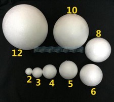 1/5/10PCS NEW Modelling Polystyrene Foam Ball 10-100mm