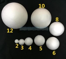 1/5/10PCS NEW Modelling Polystyrene Foam Ball 10-100mm