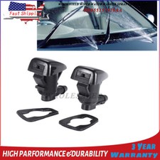 For Jeep Liberty 2008-2012 Pair Windshield Wiper Water Washer Spout Nozzle Jet