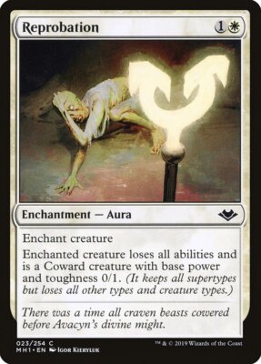 MTG Magic the Gathering Reprobation (23/404) Modern Horizons LP
