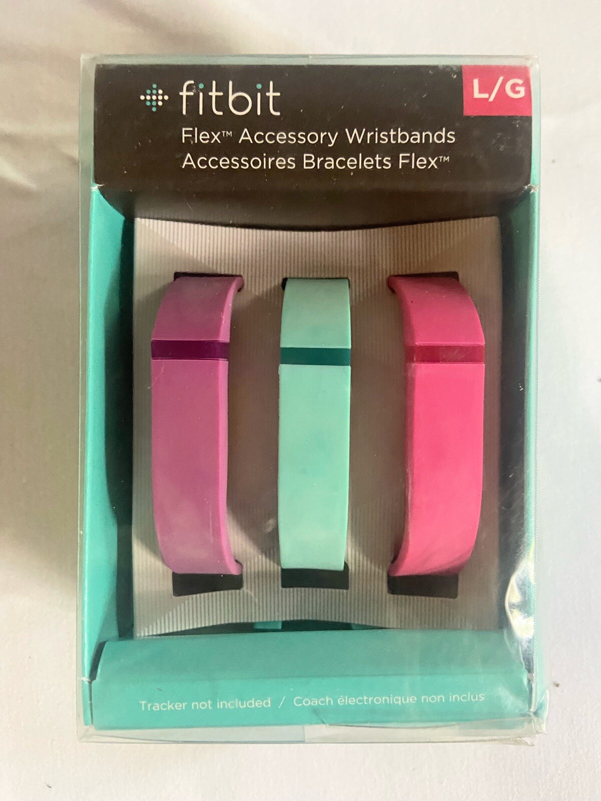 Fitbit Flex Large Wristbands FB401BVTPL 3-Pack Accessory New Size-image